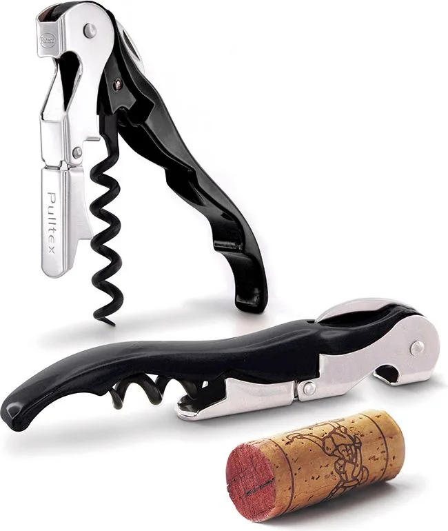 Pulltap's double-hinged waiter's corkscrew, open